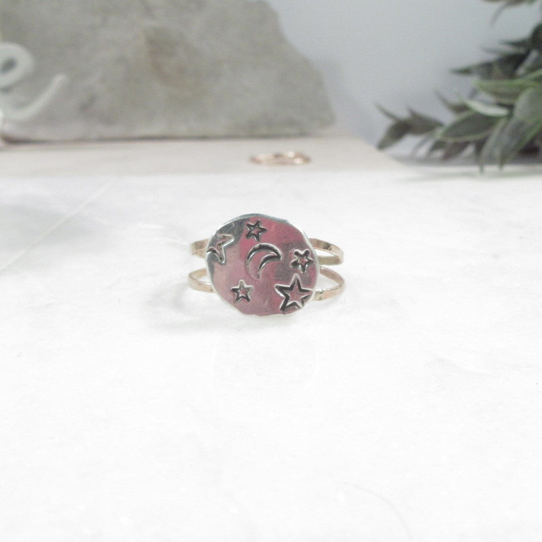 double band spiritual ring