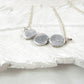 I C U Mixed metal necklace