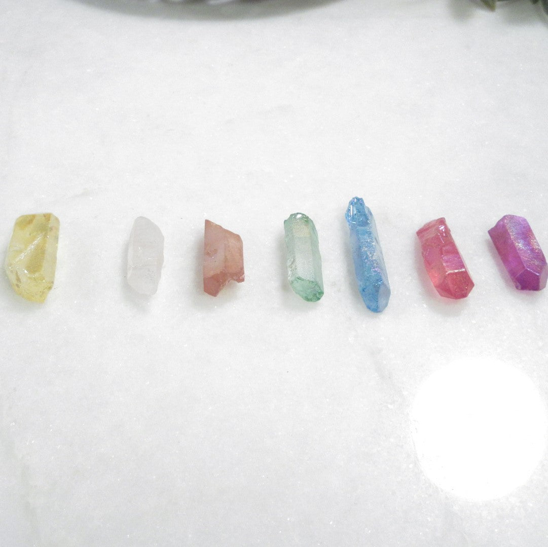 Crystal Point Necklace Butterfly or Lotus Choose Your Length