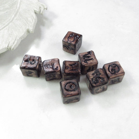 Small Astrology Dice for Divination