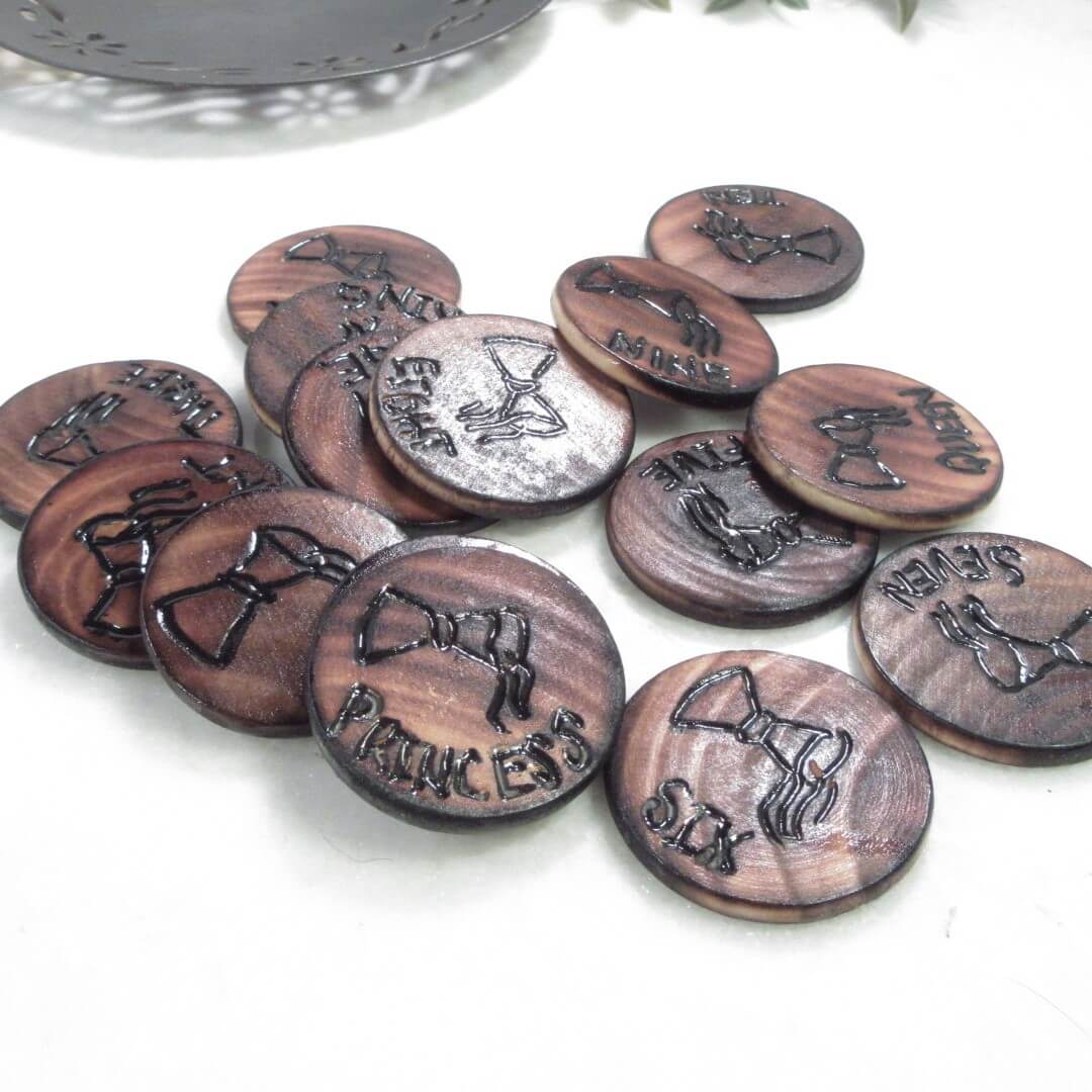 Minor Arcana Cups Rune Set - Rounds Only