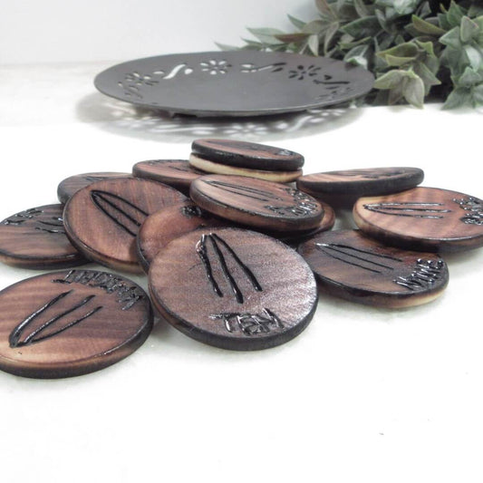 Minor Arcana Swords Rune Set - Rounds Only