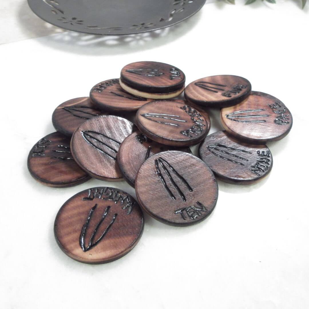 Minor Arcana Swords Rune Set - Rounds Only