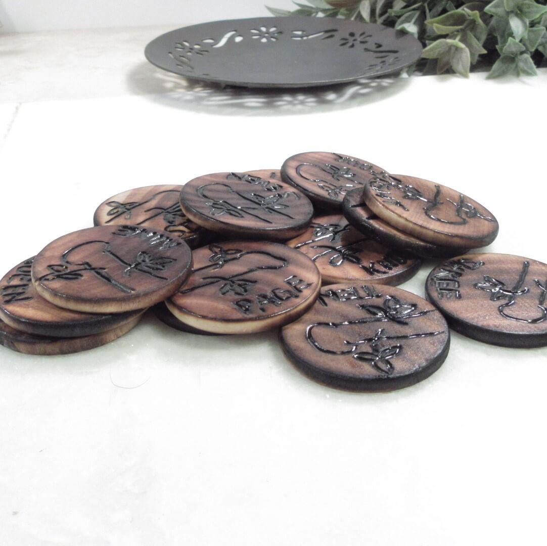 Minor Arcana Wands Rune Set - Rounds Only