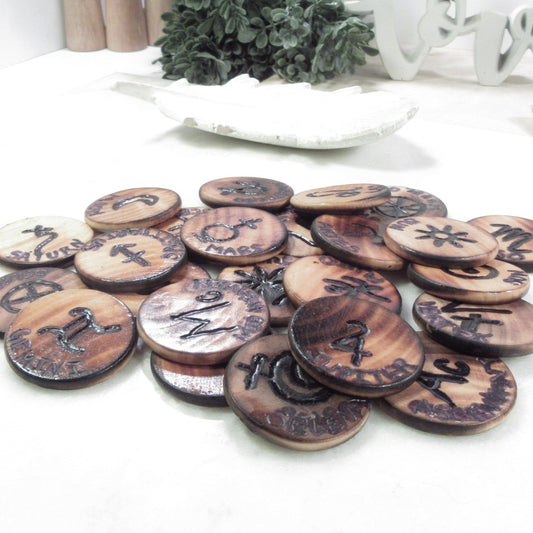 Complete Astrology Rune Set - Rounds Only