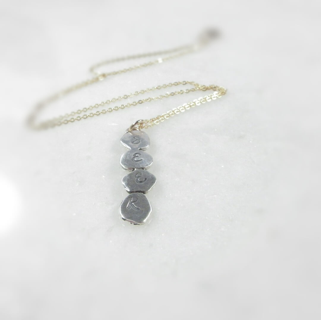 Nugget Necklace - Seer, Mixed Metals, Choose Your Length