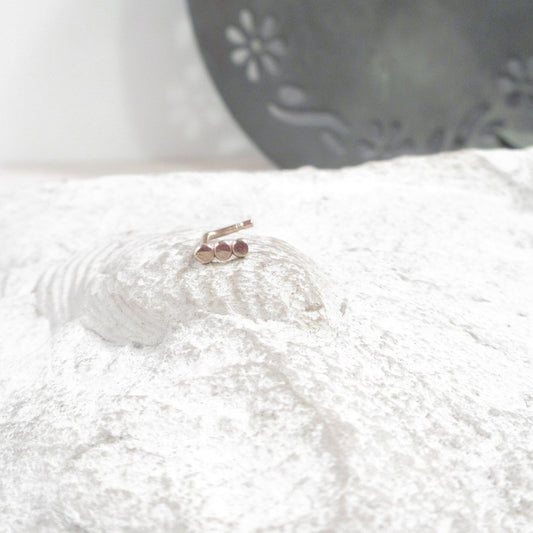 Nose Stud 1mm Dots Choose Your Style and Metal