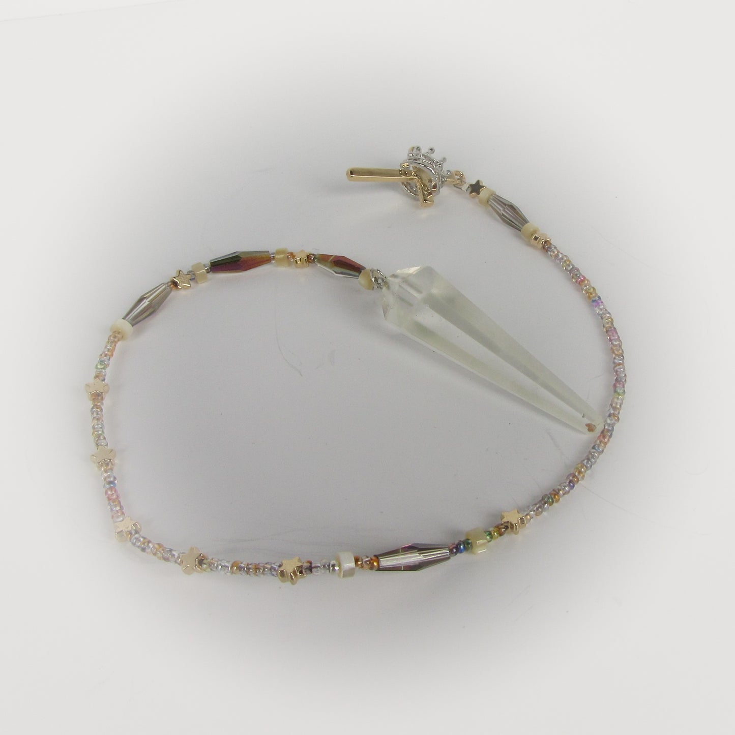 Pendulum Quartz Cross with Crown
