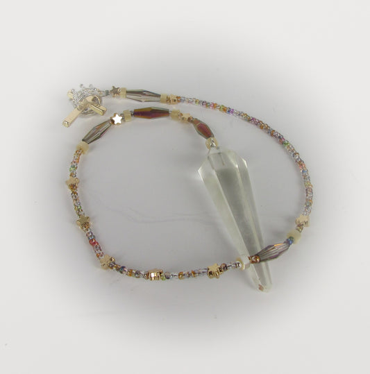 Pendulum Quartz Cross with Crown