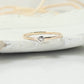 hammered dot ring silver