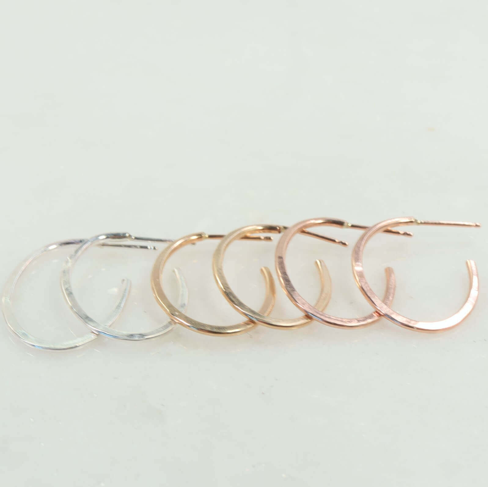 oval hoop earrings group