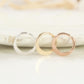 gold 12 gauge flat hoop earring colors