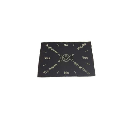 8"x12" Triple Moon Pentagram Pendulum Mat