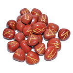 Red Jasper Runes Set