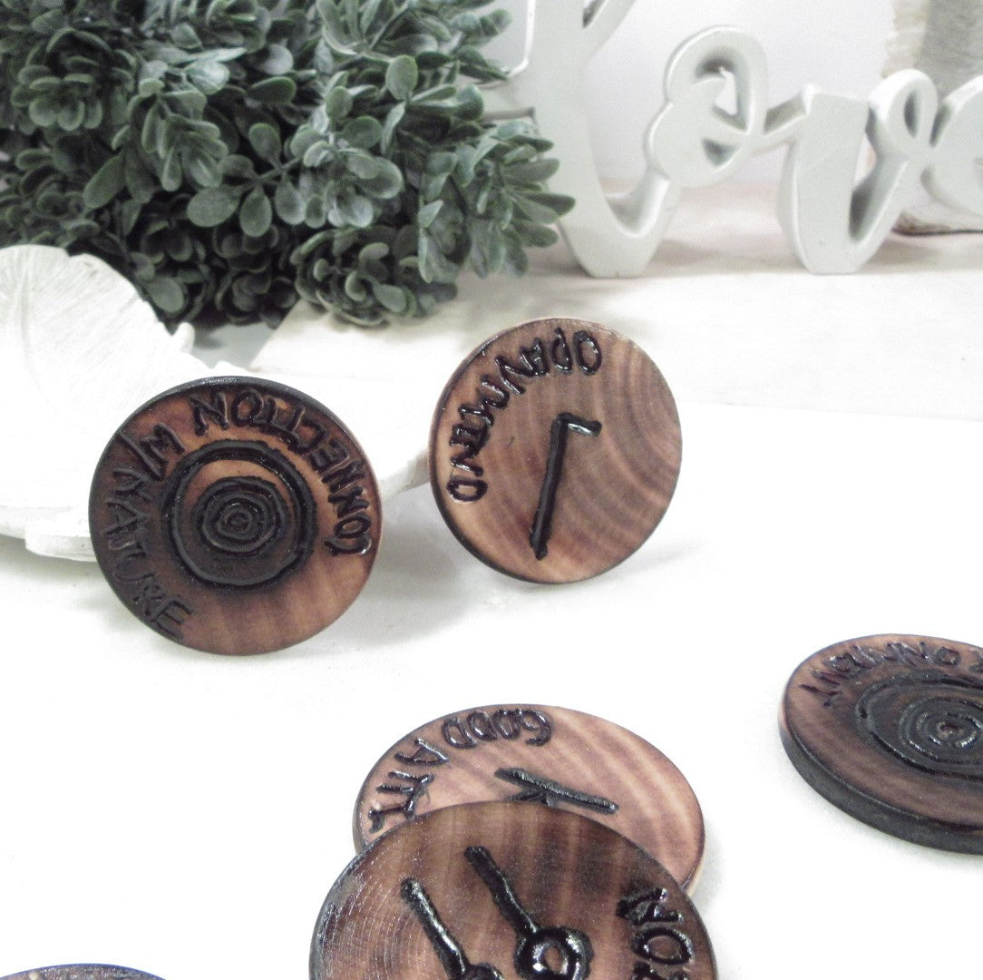 Rock Art Rune Set - Choose Rounds or Dice