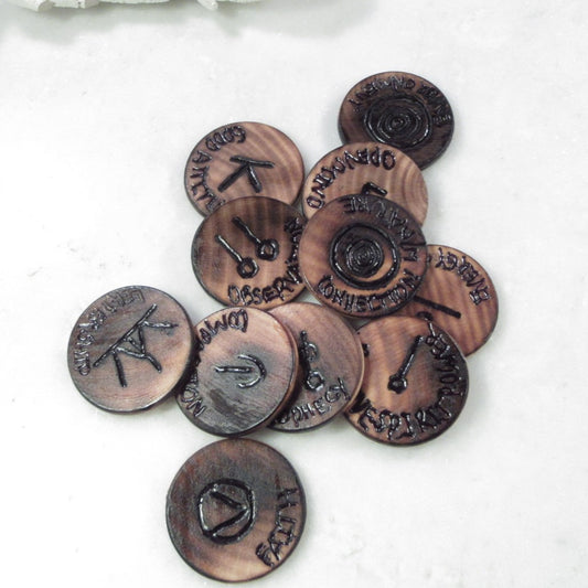 Rock Art Rune Set - Choose Rounds or Dice