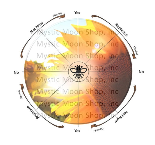 Pendulum Chart Sunflower - Yes No Clearing - Digital Download