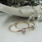 Post Earring Dangle Tear Drop Herkimer & Crystal Choose